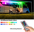 5m Rgb 5050 Waterproof Led Strip Light Smd 44 Key Remote 12v Us Power Full Kit