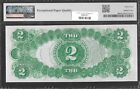 1917 Fr  60  2 Red Seal Large Size Legal Tender Pmg 64 Epq