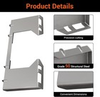 1 4  3 8  1 2  Steel Quick Tach Attachment Skid Steer Mount Plate Adapter Loader