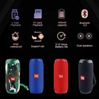 Portable Bluetooth Speaker Wireless Waterproof Stereo Bass Usb Tf Fm Radio Loud