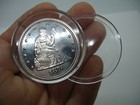 1876 Silver Seated Liberty 20 Cent Piece Fantasy Copy Coin Token Novelty Medal
