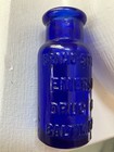 Antique 2 5    Cobalt Blue Embossed Bromo Seltzer Emerson Drug Co Baltimore  10