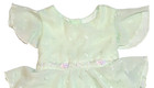 Nwt Vintage Genuine Rose Girls Toddler Light Green Floral Dress Gown Size 4t 