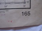 Navigational Chart   164 - Menorca To Malta Mediterranean Sea 1975
