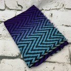 Womens Fashion Scarf Head Wrap Lot Of 4 T Chevron Pink Blue Black Floral
