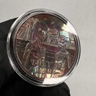 Rainbow      Toned Copper Round  Alien They   re Here 999 Fine Copper 1 Avdp Oz