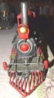 Railroad Steam Locomotive 2-8-0 Made Of Recycled Metal And Scrap Nuts   Bolts