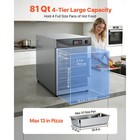 Uimoso Electric Hot Box Food Warmer With 4-tier Cabinet And Single Door