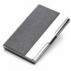 Slim Pu Leather Card Holder Wallet For Credit Id Business Cards Pocket Case