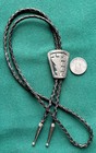 Vtg Southwestern Sterling Silver Bolo Tie - 22 6 Grams