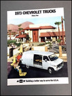 1973 Chevrolet Chevy Van Vintage Original Car Sales Brochure Catalog