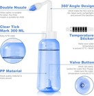 Neti Pot Nasal Irrigation Wash Bottle Sinus 20 Rinse Salt Packets Nettie Pot New