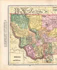 1899 Antique Montana Map Vintage Large George Cram Map Of Montana 2358