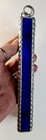 1930 Vtg Blue Kaleidoscope Leaded 3 Sided Stained Slag Glass 1 5x6 5l Hand Made 