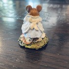 Wee Forest Folk M-111    spring Gardener    1984 Blue Dress Water Can No Wff Box