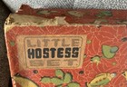 Little Hostess sears Roebuck 1940s Porcelain Childs 21 Pc Tea Set free Shipping