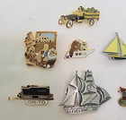 Assorted Mixed Lot Jaycee Pins Lot Of 9 Vintage