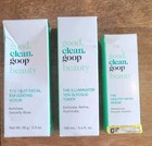 Set 3 Good clean goop Beauty Fruitful Facial Exfoliating Scrub  Toner    Serum 