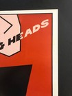 Talking Heads Armadillo World Headquarters Concert Poster Guy Juke Original 