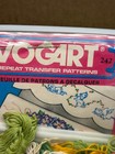 Vintage Vogart 242 Mine Yours Hers His Embroidery Repeat Transfer Patterns Kit