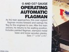 O o27 Scale Lionel 6-12892 Operating Automatic Flagman 