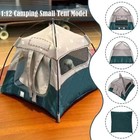 1pc Dollhouse Camping Tent 1 12 Scale Mini Tent Miniature Outdoor Furniture