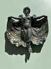 Antique Art Nouveau Dancing Lady Ash Tray Or Trinket Dish