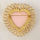 New Heart Vintage Style Cameo Brooch   Pendant Pin Love Wedding Party Br1070