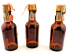 Vintage Canadian Club Whiskey Mini Bottle X3 W 1960 Tax Stamp