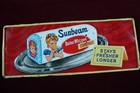   Vintage Sunbeam Bread Sign Embossed General Store Advertising Survivor Am-61  