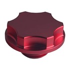  Billet Aluminum Oil Fill Cap For 1999-2010 Ford Powerstroke Diesel 6 0l Red