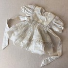 Vintage Toddler 2t Satin Lace Party Dress Flower Girl Baptism Cottagecore