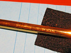 Vintage Maybelline Mechanical Twist Up Brass Eyeliner Pencil Velvet Black Rare