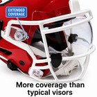 Adult Clear Football Helmet Visor  Anti-fog Speedflex  Schutt F7    Quick Clips