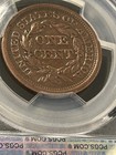1852 Large Cent 1c Coin Pcgs Cleaned Graded Very Fine Details  Absolutely Nice  
