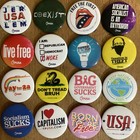 Tpusa Charlie Kirk 16 Buttons 2 1 2     Huge Lot Only  4 Per Button  Rare Find Vtg
