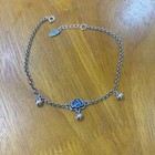 Ethnic Beads Lotus Anklet Women Foot Chain Vintage Enamel Ankle Bracelet Jewelry