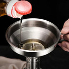 5  Food Grade Stainless Steel Kitchen Funnel W Strainer Filter For Transferring