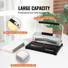Uimoso Electric Coil Binding Machine With 100 Spiral Binding Spines