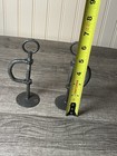  2 Antique Iron Sewing C-clamp 