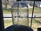 Vintage Chemung Spring Water Bottle Indian Embossed Graphic Half Gallon