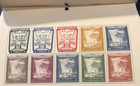 1953 Dominican Rep Mini Sheet In Folder    C86a  Sheet Of Ten Stamps  Scv -  100