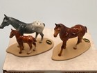 Hagen Renaker Mini Stallion  Mare And Quarter Horse- 3 Figurines