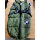 Dog Vest Coat Jacket W harness  Green  Small