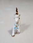 Hr Hagen Renaker Miniature Papa Unicorn Style 1 Figurine Blue Collar