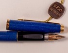 Parker 75 Laque   Laquer Lapis Lazuli Fine Fountain Pen 14k France