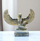 Rare Ancient Egyptian Antiquities Statue Large Goddess Isis With Open Wings Bc