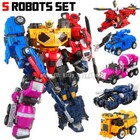 Kids Toy Miniforce Penta X Ranger Robot Bot Pentatron 5 In 1 Combiner Figures