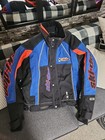 Ski-doo X-team Rpm Jacket Blue Orange Size Medium Used In Great Condition  Rare 