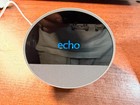 Amazon Echo Spot 2024 White Bv84j9 Alexa Clock Reset Ready New Power Supply